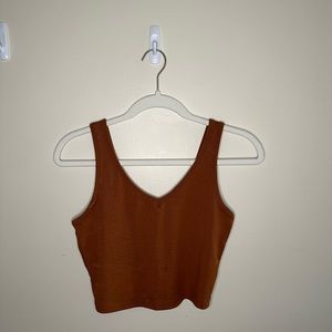 Milumia ribbed fitted tank top